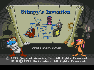 Ren and Stimpy Show: Stimpy's Invention screenshot 2 for Sega Mega Drive